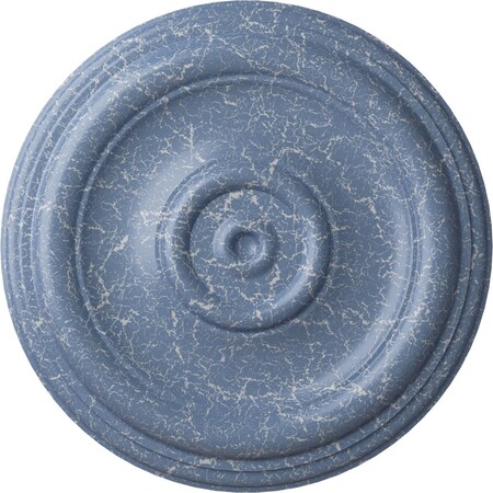 Ekena Millwork Traditional Ceiling Medallion (Fits Canopies up to 2 3/4"), 12"OD x 1"P, Americana Crackle CM12TRAMC